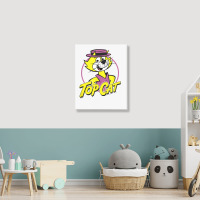 Top Cat Top Circle T Shirt Portrait Canvas Print | Artistshot