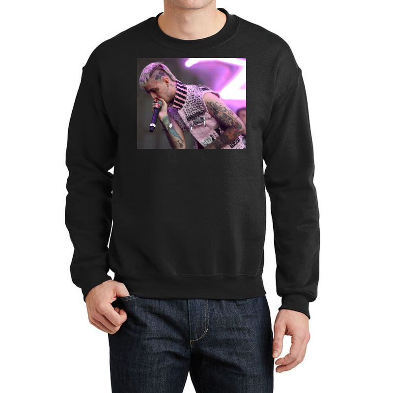 Lil Peep Is Performing Crewneck Sweatshirt by Kelly S | Artistshot