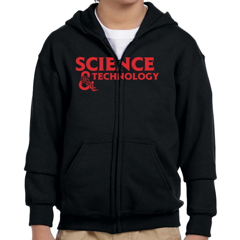 Science And Technology Youth Zipper Hoodie by Dr.Monekers | Artistshot