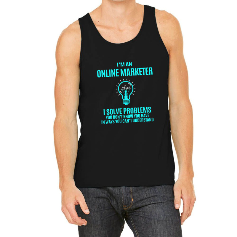 Online Marketer Tank Top by artaroundme | Artistshot