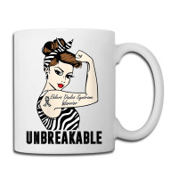 Womens Ehlers Danlos Syndrome Warrior Unbreakable Strong Woman V Neck Coffee Mug | Artistshot