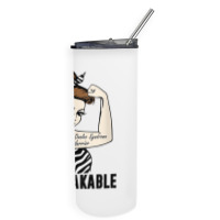 Womens Ehlers Danlos Syndrome Warrior Unbreakable Strong Woman V Neck Skinny Tumbler | Artistshot