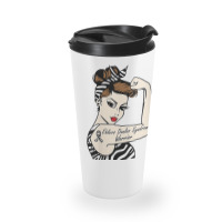 Womens Ehlers Danlos Syndrome Warrior Unbreakable Strong Woman V Neck Travel Mug | Artistshot