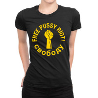 Free Pussy Riot Ladies Fitted T-shirt | Artistshot