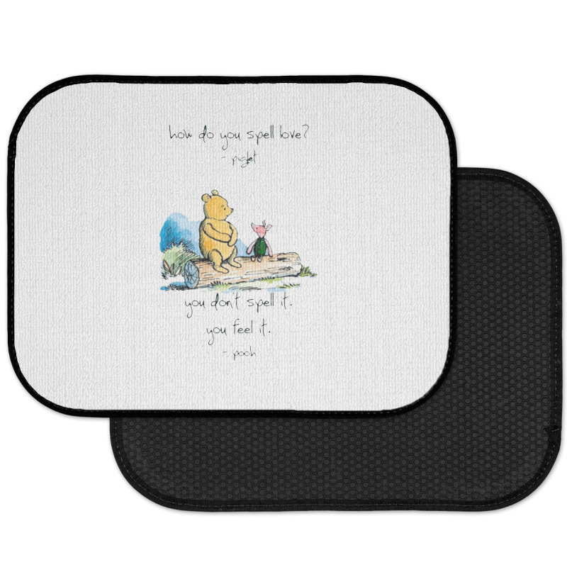 Bear And Piglet Rear Car Mat | Artistshot