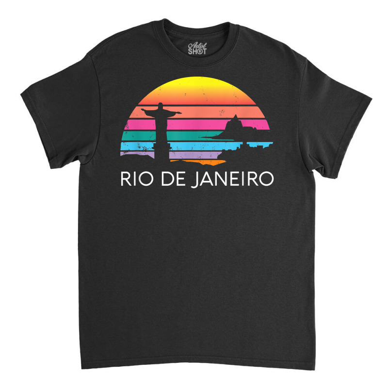 Rio De Janeiro Brazil Beach Surf Ocean Brazilian Island Bay T Shirt Classic T-shirt by crudobdorrellat | Artistshot