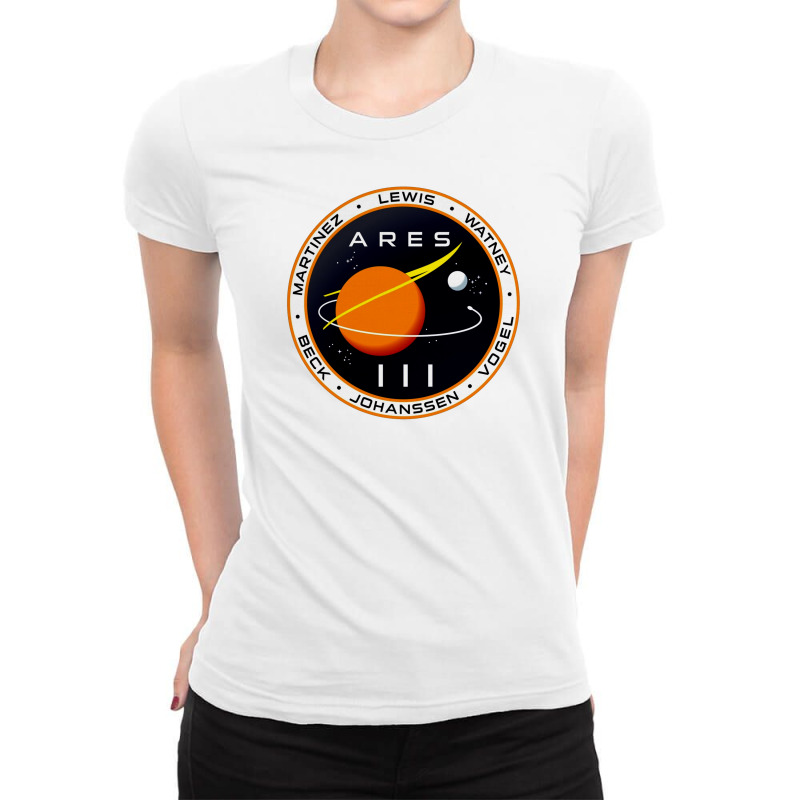 Ares 3 Mission To Mars The Martian Ladies Fitted T-Shirt by TheSamsat | Artistshot