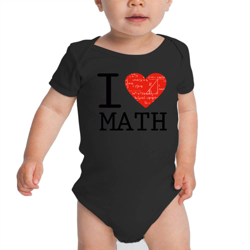 I Love Mathematics Baby Bodysuit | Artistshot