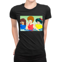 Retro  Anime Cute Call Me Ladies Fitted T-shirt | Artistshot