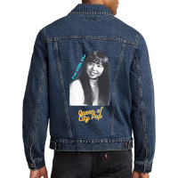 Vintage Retro Anime Cute Day Gift Men Denim Jacket | Artistshot