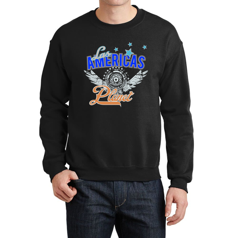 Las Americas Planet Crewneck Sweatshirt by cogentprint | Artistshot