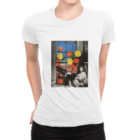 Tres Passing  Collageby Marianne Ladies Fitted T-shirt | Artistshot