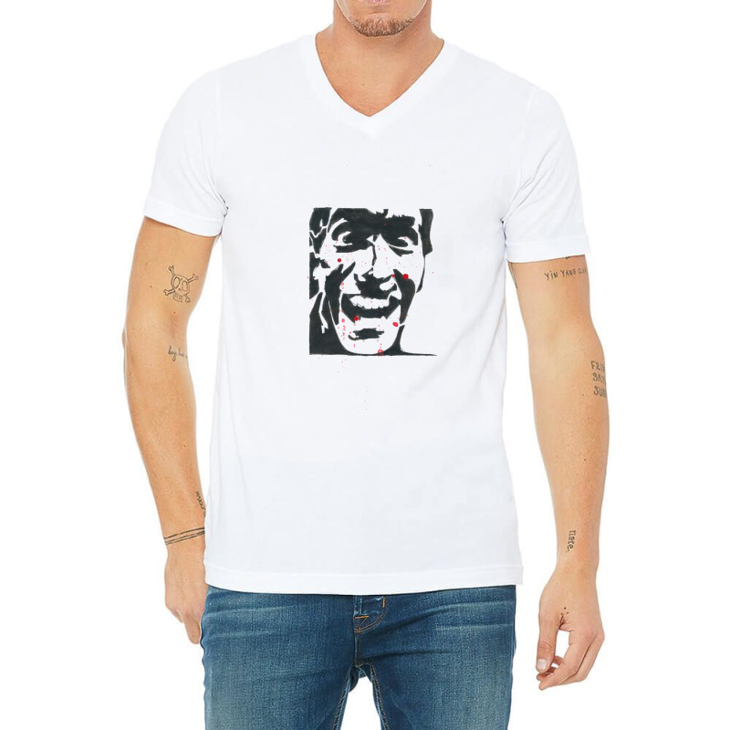 Classic Retro  American Horror Film My Favorite People V-Neck Tee by JosephineArtists | Artistshot