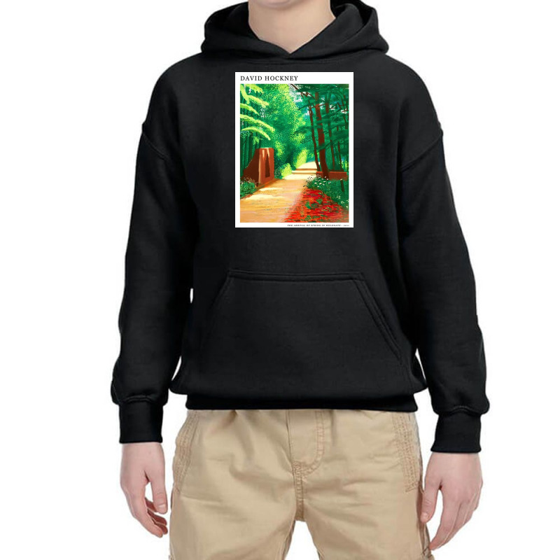 The Arrival Hockney Of Spring Youth Hoodie by Ella E | Artistshot