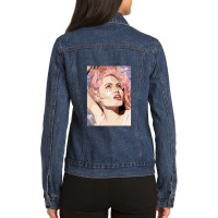 Angelina Jolie Cigarette Charming Ladies Denim Jacket | Artistshot