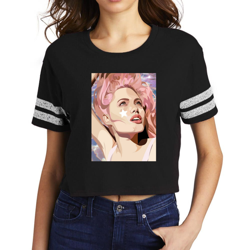 Angelina Jolie Cigarette Charming Scorecard Crop Tee by trokeryth | Artistshot