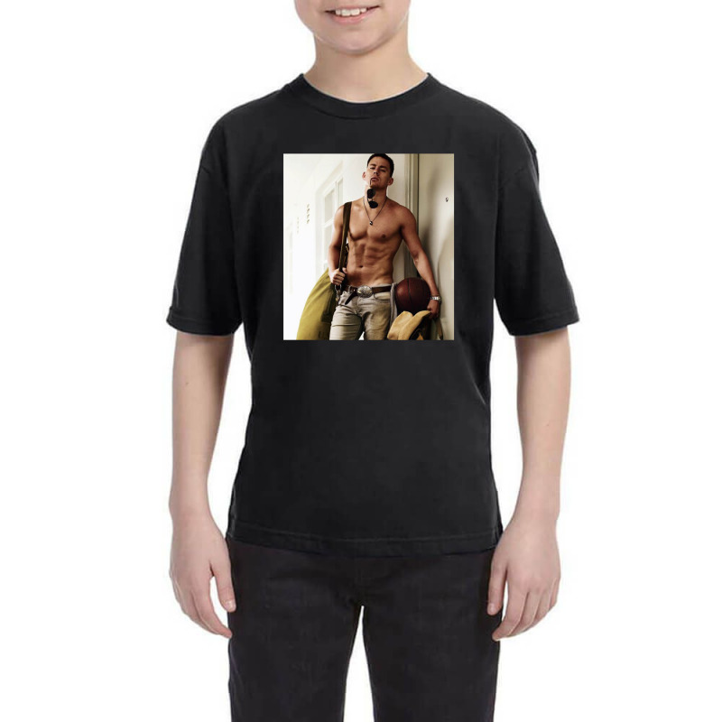 Channing Tatum Shirtless Youth Tee | Artistshot