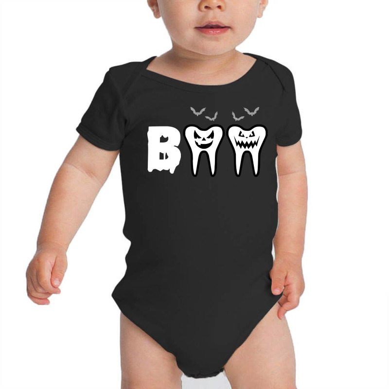 Halloween Dentist Boo Ghost Funny Costu T  Shirt Halloween Dentist Boo Baby Bodysuit | Artistshot