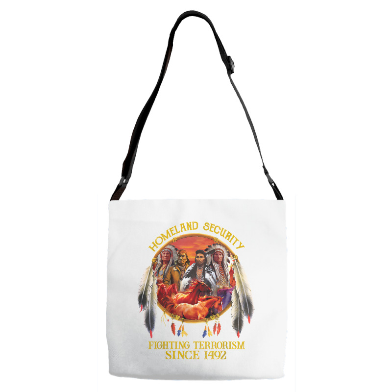 Original Founding Fathers Native American Indian Tribe T Shirt Adjustable Strap Totes | Artistshot