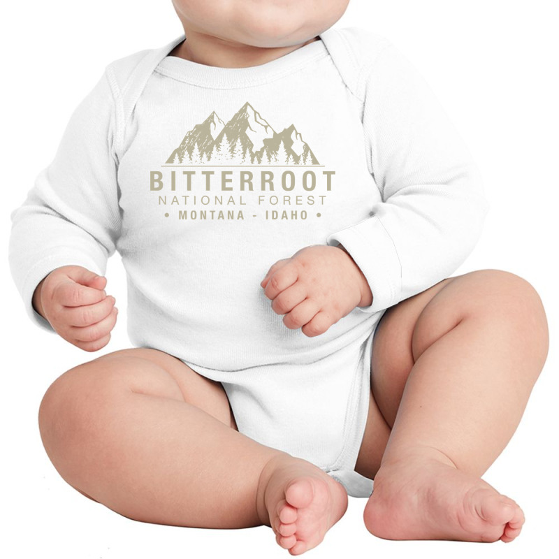 Bitterroot National Forest Montana Idaho Pullover Hoodie Long Sleeve Baby Bodysuit by RomanAllen89 | Artistshot