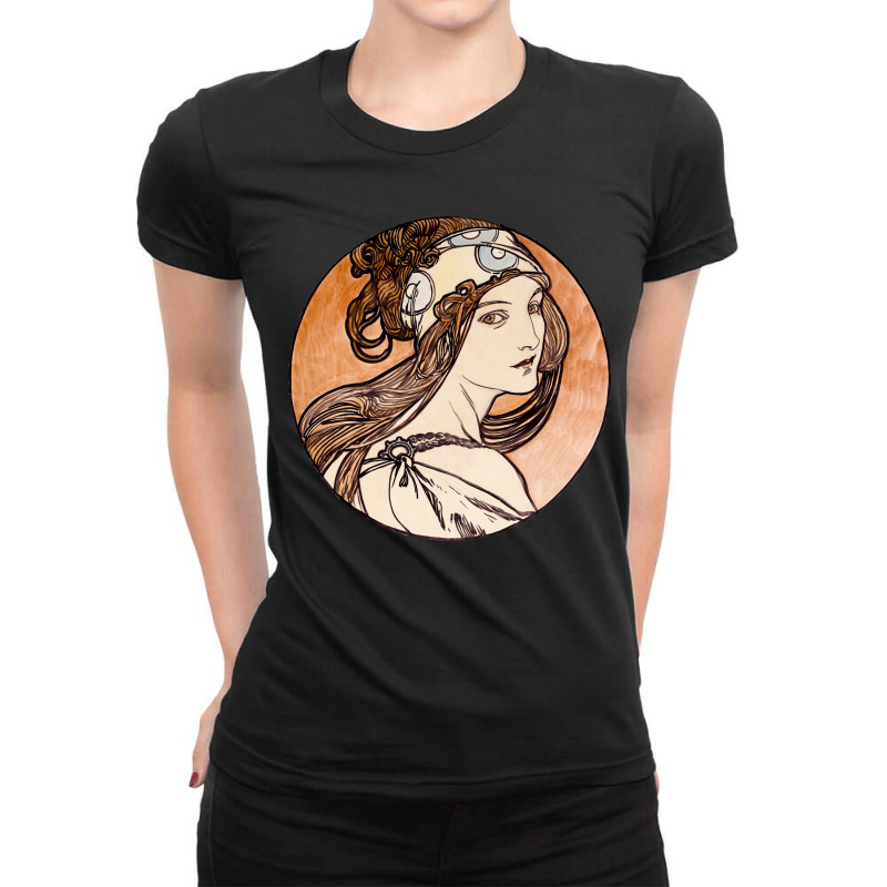 Classic Retro Alphonses Women Men Ladies Fitted T-Shirt by ReaganArtists | Artistshot