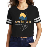 Amor Fati Friedrich Nietzsche Love Your Destiny Philosopher Raglan Bas Scorecard Crop Tee | Artistshot