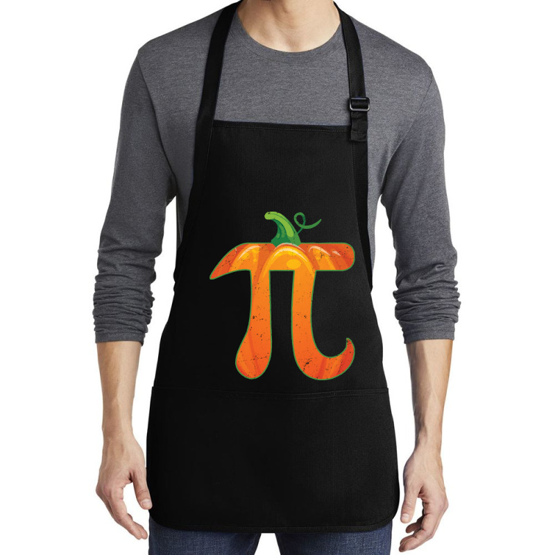 Pumpkin Pi Halloween Costume T  Shirt Funny Pumpkin Pi Halloween Costu Medium-length Apron | Artistshot