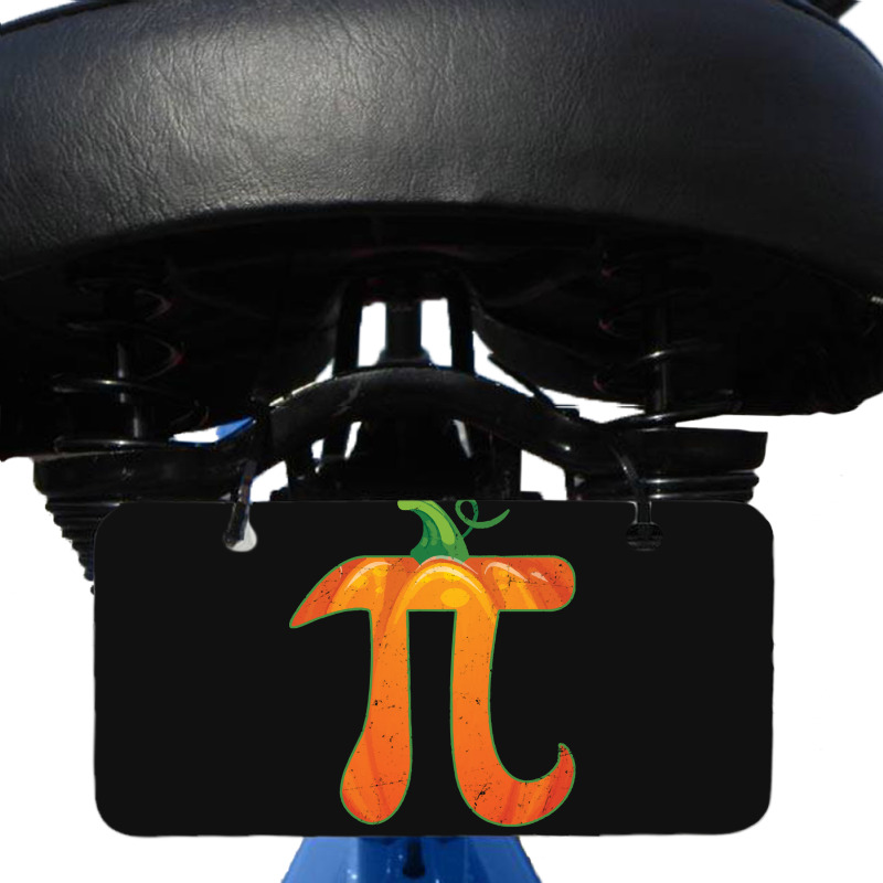 Pumpkin Pi Halloween Costume T  Shirt Funny Pumpkin Pi Halloween Costu Bicycle License Plate | Artistshot