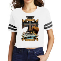 Sms Emden   Swan Of The East   World War I Light Cruiser T Shirt Scorecard Crop Tee | Artistshot