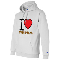 I Love Twin Peaks Champion Hoodie | Artistshot