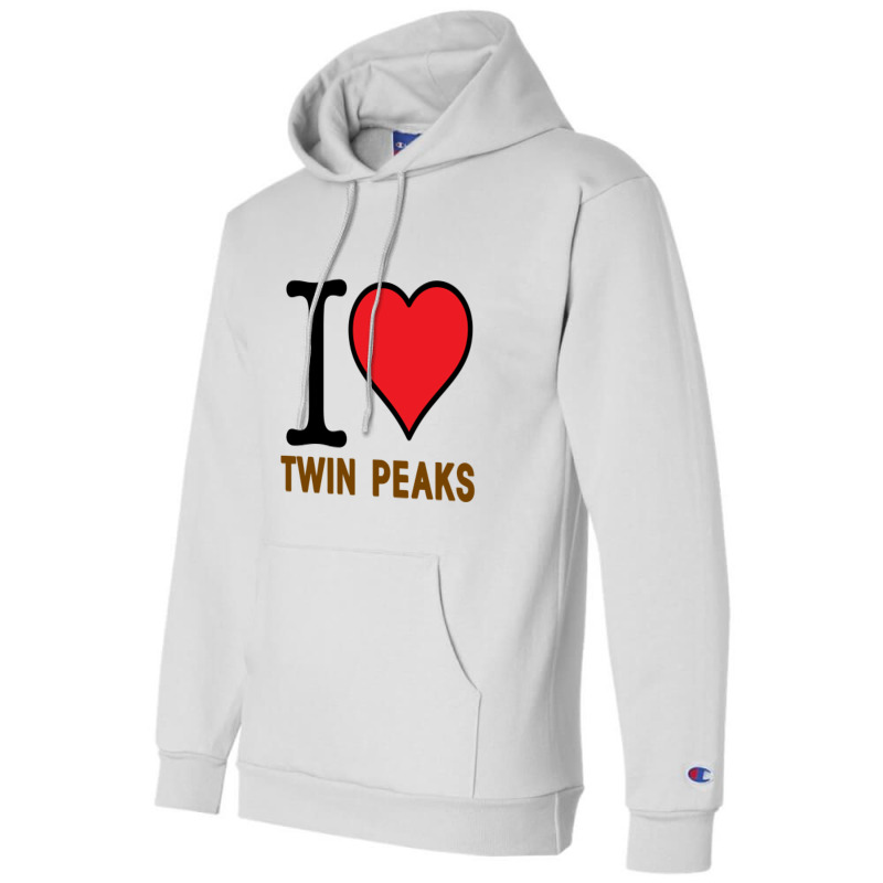 I Love Twin Peaks Champion Hoodie | Artistshot