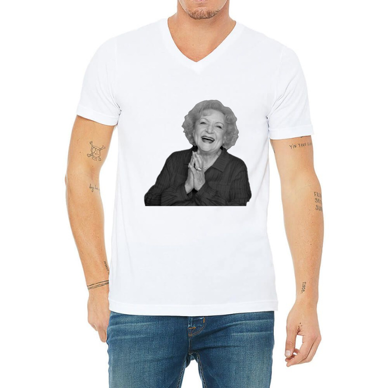 D:\mau Moi\as-friends Tv Show T-shirts 708sp\01\happy Birthday Betty W V-neck Tee | Artistshot