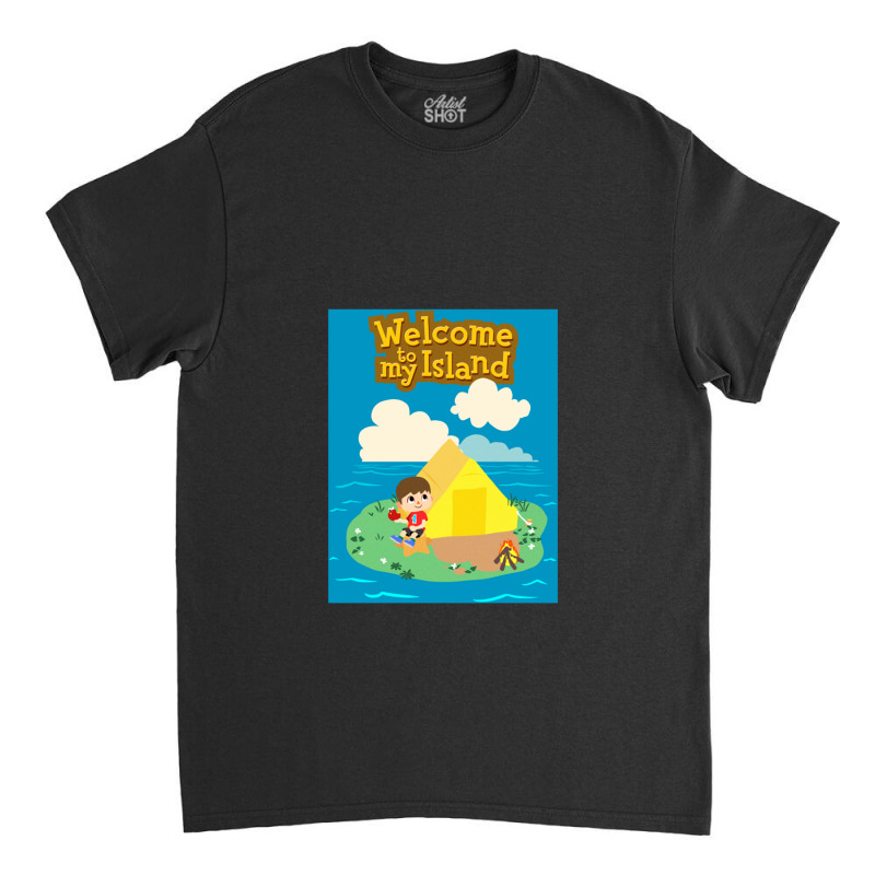 Welcome To My Island Animal Classic T-shirt by kabarkabur | Artistshot