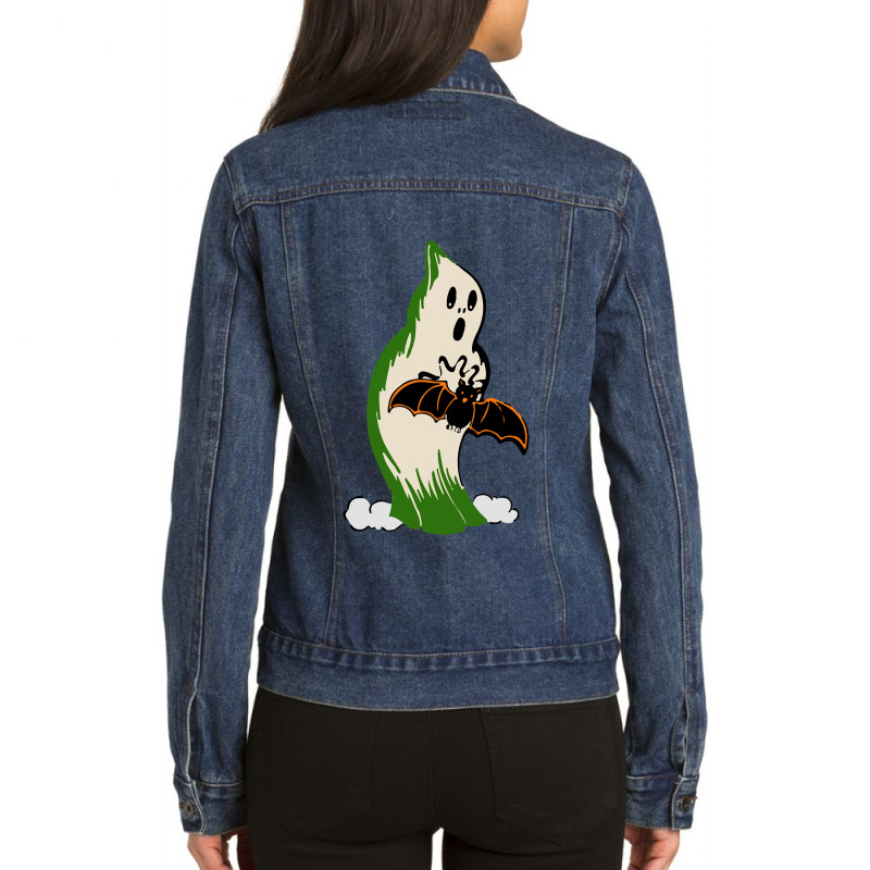 Graphic Movies  Happy Halloween Gifts Women Ladies Denim Jacket by AlisonArtists | Artistshot