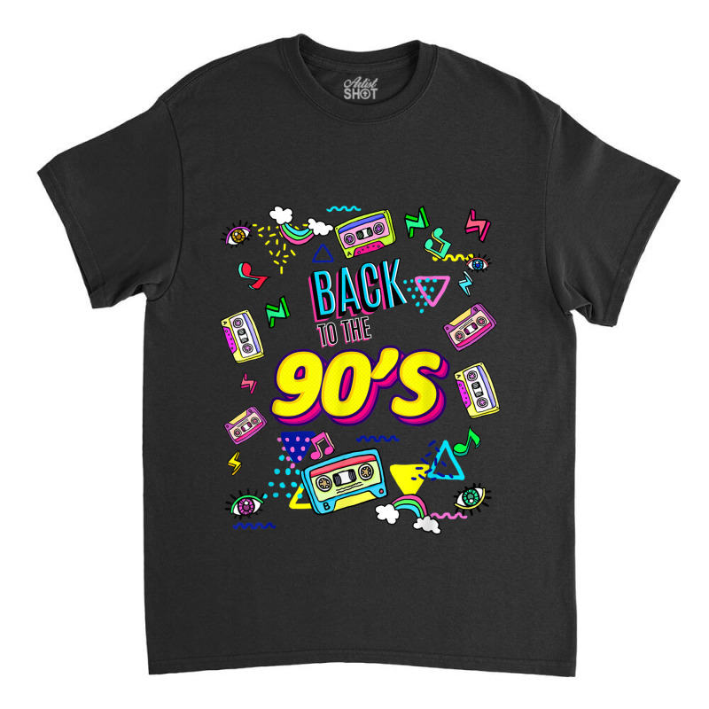 Retro Back To 90's Novelty Graphics & Cool Designs Funny Gifts Boys Gi Classic T-shirt by FrederickDesign | Artistshot