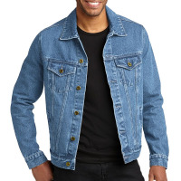 The Veil Hell Above Men Denim Jacket 