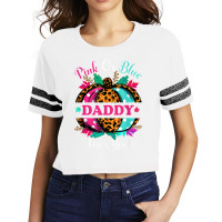 Pink Or Blue Daddy Loves You Leopard Pumpkin Fall Season T Shirt Scorecard Crop Tee | Artistshot