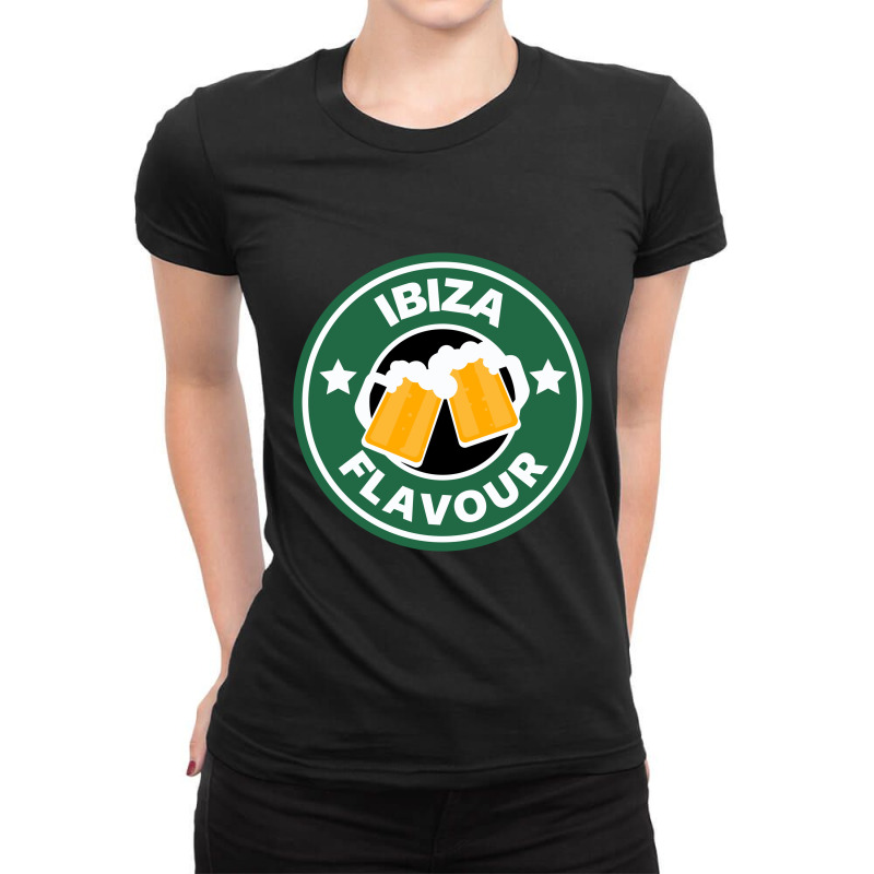 Ibiza Flavour Logo Ladies Fitted T-shirt | Artistshot