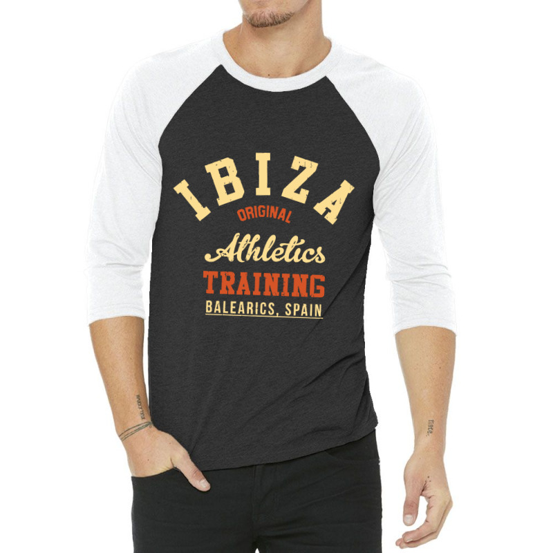 Ibiza Original Athletics Training 3/4 Sleeve Shirt | Artistshot
