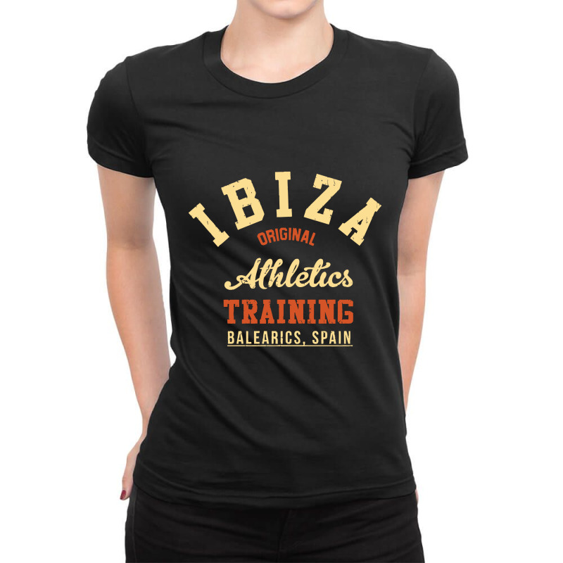 Ibiza Original Athletics Training Ladies Fitted T-shirt | Artistshot