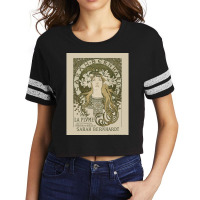 Retro Vintage  Stained Glass Women My Favorite Scorecard Crop Tee | Artistshot