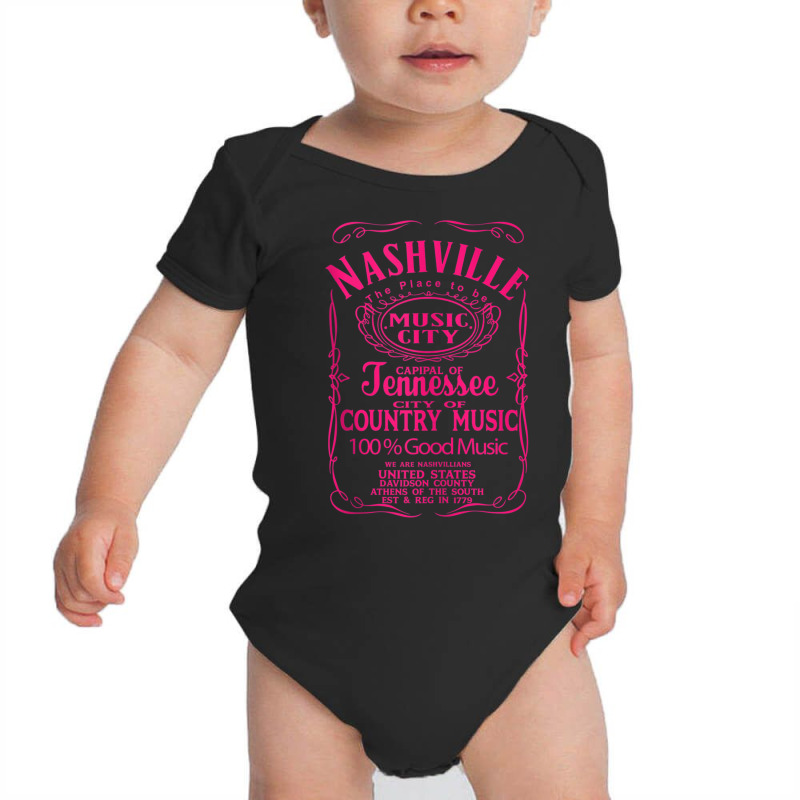 Nashville Tennessee Good Country Music City Club Streetwear Tank Top Baby Bodysuit by BrandalynSaetern | Artistshot