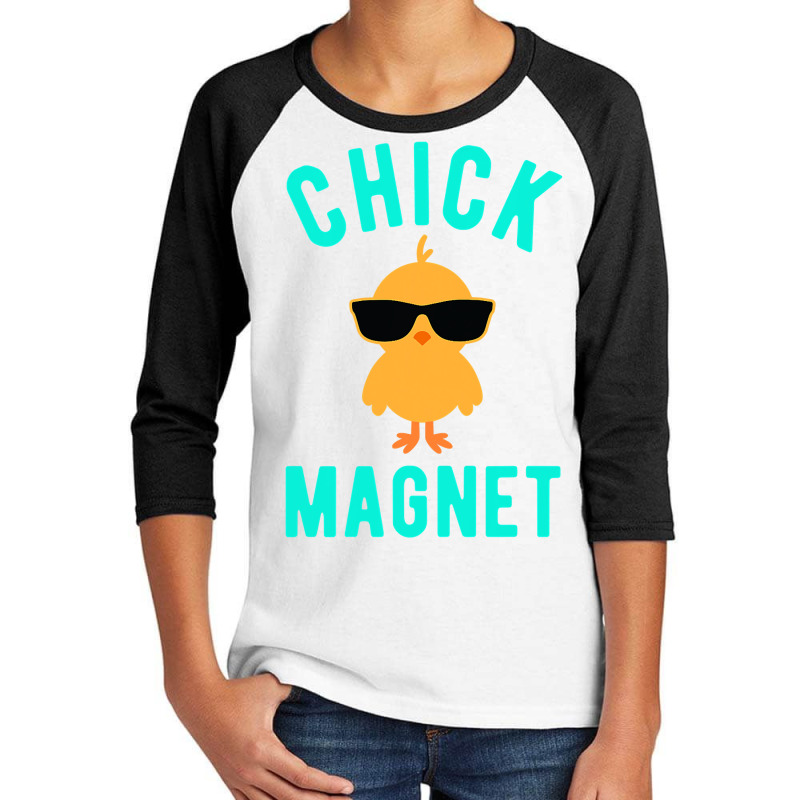 Chick Magnet  Funny Easter  For Boys Kids Men Tee Youth 3/4 Sleeve by sieuduong86 | Artistshot