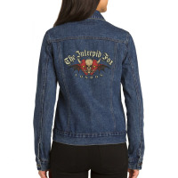 Vintage Animation  Fruit Bat Art Ladies Denim Jacket | Artistshot