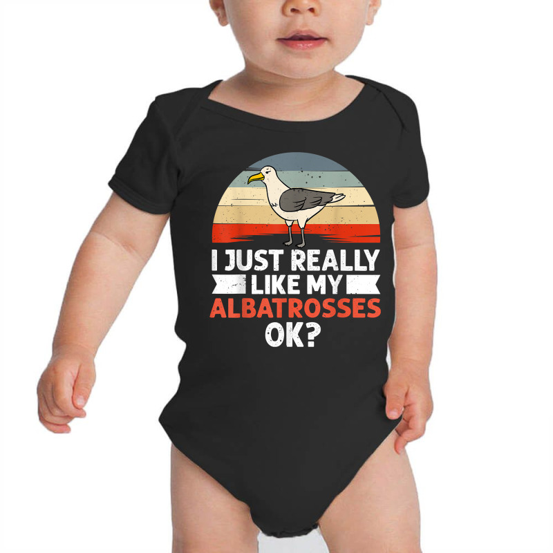 Albatross Bird Feather Animal Seabird Cute Funny T Shirt Baby Bodysuit by pickengtwrentv | Artistshot