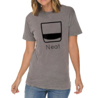 Neat Glass Of Bourbon Whiskey Scotch Decanter Funny Music Vintage Vintage T-shirt | Artistshot