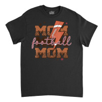 Football Mom Lightning Bolt Football Season Game Day Vibes T Shirt Classic T-shirt | Artistshot