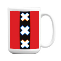 Amsterdam Flag Xxx Netherlands Holland Red Black White 15 Oz Coffee Mug | Artistshot