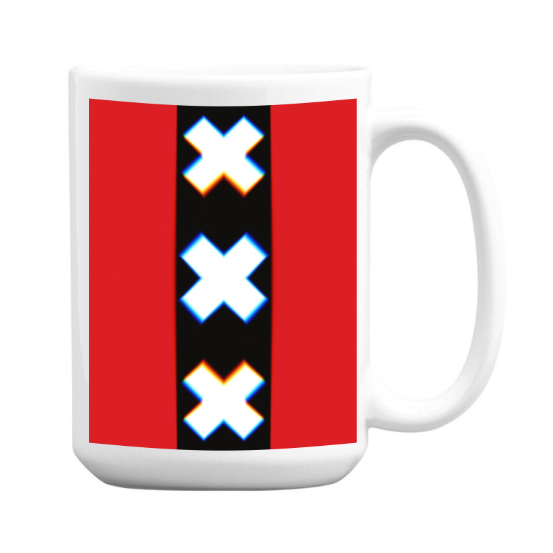 Amsterdam Flag Xxx Netherlands Holland Red Black White 15 Oz Coffee Mug | Artistshot