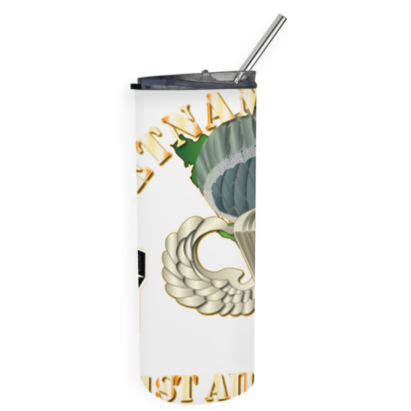 Vietnam Coombat Veteran W 101st Airborne Skinny Tumbler | Artistshot